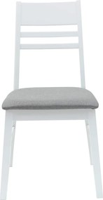 vidaXL Καρέκλες φαγητού 2 pcs Λευκό 43 x 54 x 89 εκ.