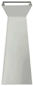 vidaXL Γλάστρα Πυλώνας Ασημί 40 x 40 x 100 cm Ατσάλι