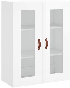vidaXL Ντουλάπι Τοίχου Γυαλιστερό Λευκό 69,5 x 34 x 90 εκ.