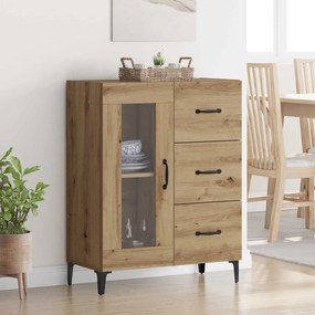 vidaXL Πλαϊνό γραφείο Artisan Oak 69,5 x 34 x 90 εκ.