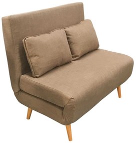 Καναπές Σάρα Brown Ύφασμα 40-0015 120Χ89Χ88cm Fabric