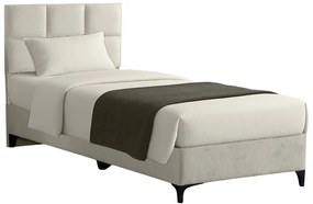 Intrahome Κρεβάτι Melei Intrahome ύφασμα σε κρεμ απόχρωση 90x200εκ | SKU: INTRAPA-434111120