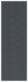 vidaXL Δερμάτινο Χαλί Γκρι 80 x 300 cm ύφασμα