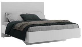 Κρεβάτι διπλό Oryana Ι pakoworld σε λευκή diamont απόχρωση 160x200εκ