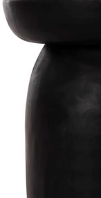 Βοηθητικό Τραπεζάκι σαλονιού LOKI Μασίφ Ξύλο Suar Μαύρο Φ30x50Υ εκ. 30x30x50 εκ.