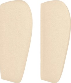 vidaXL Κρεβάτι Boxspring με Στρώμα Κρεμ 90x190 εκ.Υφασμάτινο