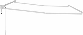 vidaXL Electric Awning Frame 4 x 3 m Λευκό Powder-Coated Aluminium