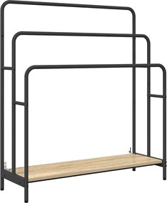 vidaXL Ράφι Ρούχων Δρύς Sonoma 90 x 30 x 100,5 εκ. Επεξεργασμένο ξύλο