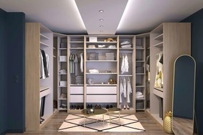 Γωνιακή στήλη βεστιαρίου Seville-Leuko