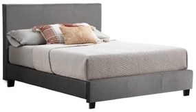 ΚΡΕΒΑΤΙ BECCA ΑΠΟ ΥΦΑΣΜΑ ΓΚΡΙ HM553.11 ΓΙΑ ΣΤΡΩΜΑ 150x200 EK.