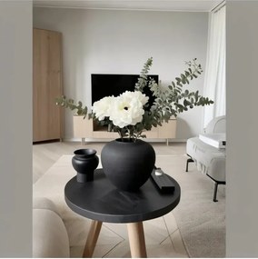 Stewehome μεγάλο μποέμ βάζο από κεραμική Μαύρο