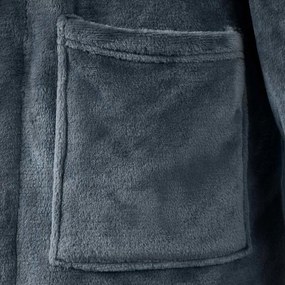 vidaXL Ρόμπα χωρίς Κουκούλα Σκούρο μπλε s Φανέλα