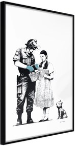 Αφίσα - Banksy: Stop and Search  - 20x30 - Μαύρο - Χωρίς πασπαρτού