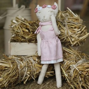 Πάνινο Ζωάκι 20εκ. Trois Kilos Sept Rose &amp; Lili 55-8425024