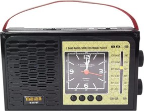 Επαναφορτιζόμενο ραδιόφωνο - M557-BT - 005577 - Black
