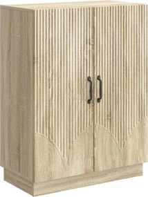 vidaXL Πλαϊνό γραφείο Sonoma Δρυς 66 x 34,5 x 87 εκ.