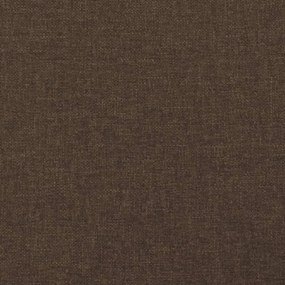 Πλαίσιο Κρεβατιού Boxspring Σκούρο Καφέ 180x200 εκ. Υφασμάτινο - Καφέ