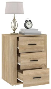 vidaXL Κομοδίνο Sonoma Δρυς 50x36x60 εκ. από Επεξεργασμένο Ξύλο