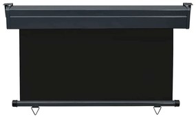 vidaXL Σκίαστρο Βεράντας Πλαϊνό Μαύρο 125 x 250 εκ.