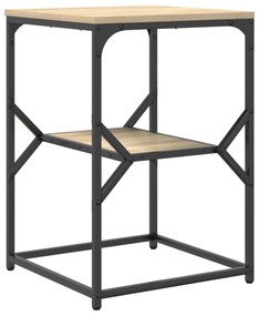 vidaXL Τραπέζι Πλευρικό Σονομά Οξιάς 41x40x60 εκ Κατασκευασμένο Ξύλο