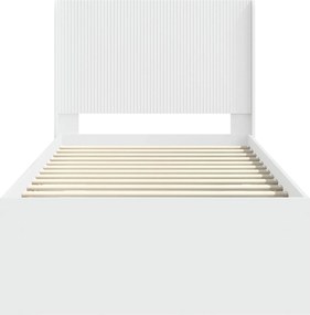 vidaXL Καλάθι με αποθήκη και κεφαλάρι Λευκό 90 x 190 cm