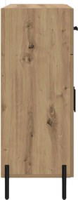 vidaXL Πλαϊνό γραφείο με συρτάρι Artisan Oak 69,5 x 34 x 90 εκ.
