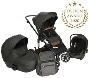 ΠΟΛΥΚΑΡΟΤΣΙ 3 ΣΕ 1 ΜΕ ΚΑΘΙΣΜΑ ΑΥΤΟΚΙΝΗΤΟΥ ΚΑΙ ΠΟΡΤ ΜΠΕΜΠΕ BEBE STARS BELIZE BLACK 390T-188