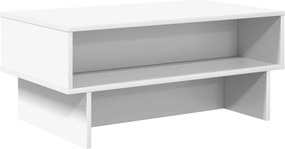 vidaXL Τραπεζάκι σαλονιού Λευκό 80 x 46 x 35 εκ. Επεξεργασμένο ξύλο