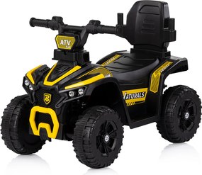 Παιδική Γουρούνα Ώθησης με Λαβή "ATV" yellow