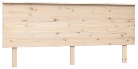 vidaXL Κεφαλάρι Κρεβατιού 184x6x82,5 εκ. από Μασίφ Ξύλο Πεύκου