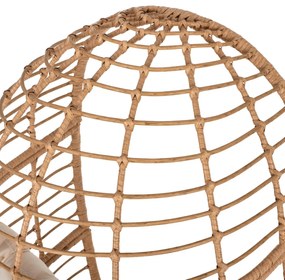 ΠΟΛΥΘΡΟΝΑ Τ.ΦΩΛΙΑ RATTAN  ΜΕΤΑΛ. ΠΟΔΙΑ ΜΑΥΡΑ 77x72x148 εκ.