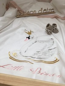 Σετ Σεντόνια Κούνιας - Swan with a Crown 108105001