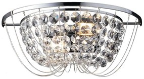 Φωτιστικό Οροφής - Πλαφονιέρα I-Vienna-PL45 CR 8031414869374 Chrome Luce Ambiente Design Crystal, Metal