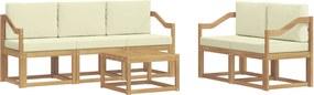 vidaXL Σειρά Καναπέ Εξωτερικού 6 pcs