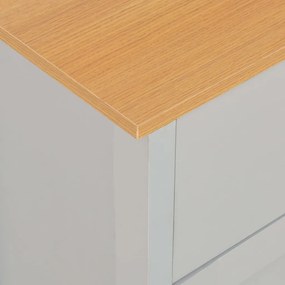 vidaXL Μπουφές Γκρι 112 x 35 x 81 εκ.
