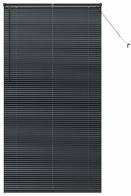 vidaXL Ρολό Παραθύρου με κουρτίνες Άλλο Μαύρο 80 x 130 εκ Αλουμίνιο