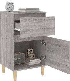 vidaXL Κομοδίνο Γκρι Sonoma 40x35x70 εκ.