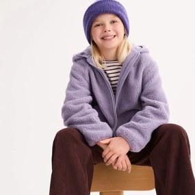 Ζακέτα Sherpa με κουκούλα