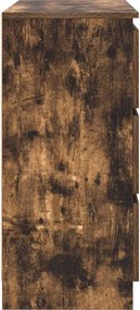 vidaXL Ντουλάπι Καπνιστή δρυς 80x35x76 εκ. Επεξεργασμένο Ξύλο