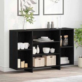 vidaXL Πλαϊνό γραφείο Μαύρη Οξυά 120 x 30 x 75 εκ Επεξεργασμένο ξύλο
