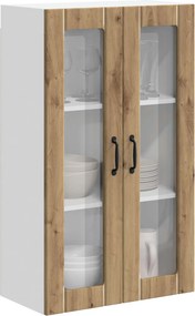 vidaXL Ραφιέρα τοίχου LUCCA Artisan Δρυς 60 x 31 x 100 εκ.