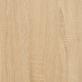 Κομοδίνα 2 τεμ. Sonoma Oak 39x39x47,5εκ. από Επεξεργασμένο Ξύλο - Καφέ