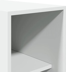 vidaXL Ντουλάπα Λευκή 30x50x200 εκ. από Επεξεργασμένο Ξύλο