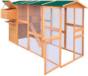 vidaXL Κοτέτσι 295 x 163 x 170 εκ. Ξύλινο