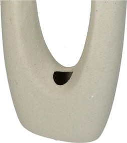 Βάζο ArteLibre Εκρού Κεραμικό 13x5.7x35cm