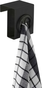 Κρεμαστράκι Πόρτας (5x4x6) Wenko Push Black Matt 54849100