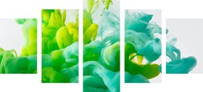 Εικόνα 5 μερών σε πράσινη απόχρωση - 100x50
