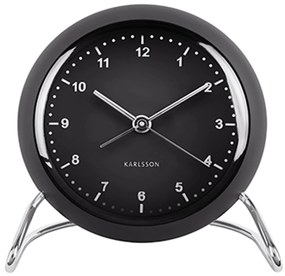 Επιτραπέζιο Ρολόι - Ξυπνητήρι Val KA5726BK Black Karlsson Plastic