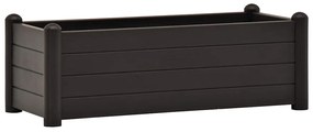 vidaXL Ζαρντινιέρα Υπερυψωμένη Ανθρακί 100x43x35 εκ. Πολυπροπυλένιο