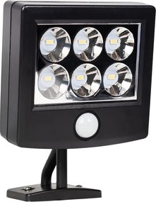 Ηλιακός Προβολέας Εξωτερικού Χώρου Depo 6500K IP44 Μαύρο